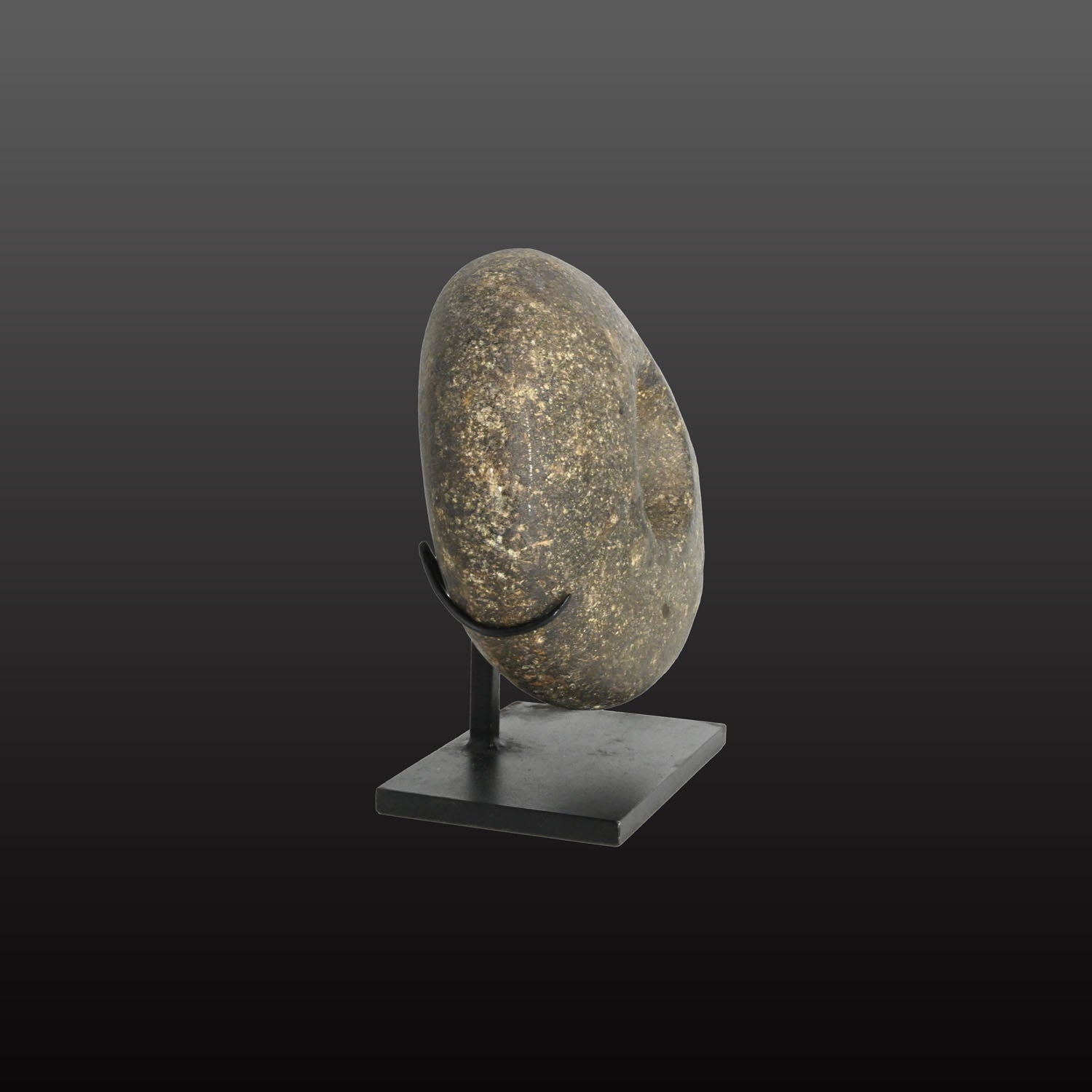 An Egyptian Black Granite Pulley Weight, Old Kingdom, ca. 2686–2181 BCE