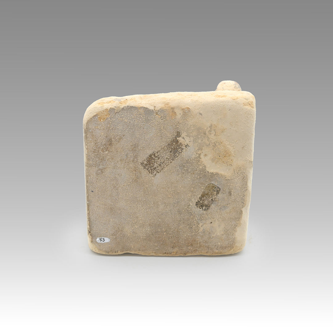 An Egyptian Limestone Family Plaque, Middle Kingdom, 12th Dynasty, ca. 1991 – 1786 BCE