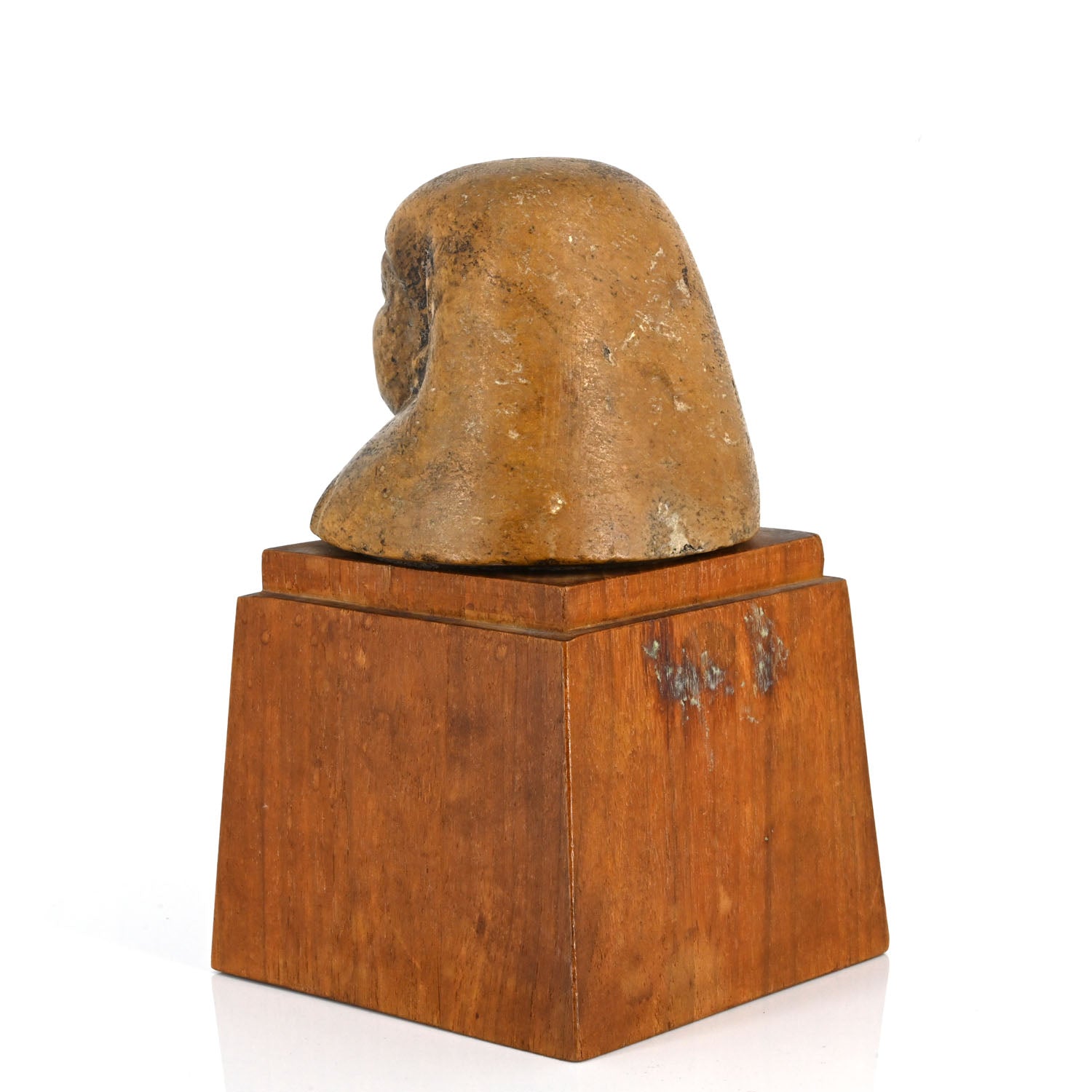 An Egyptian Alabaster Canopic Lid for Imsety, Late Period, ca. 664 - 332 BCE