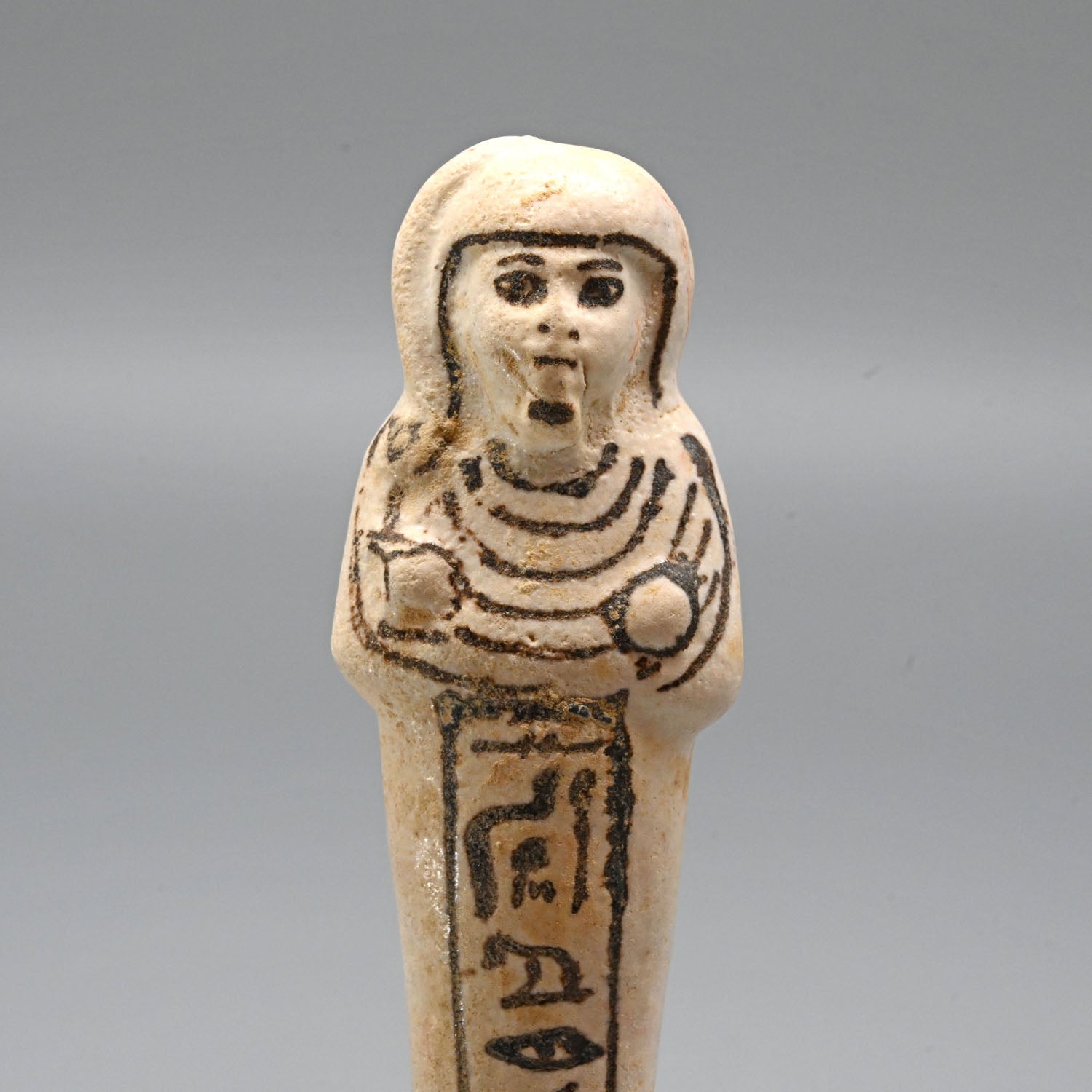 An Egyptian Faience Shabti for the Royal Sem-Priest Hori, 19th Dynasty, ca. 1293 - 1185 BCE