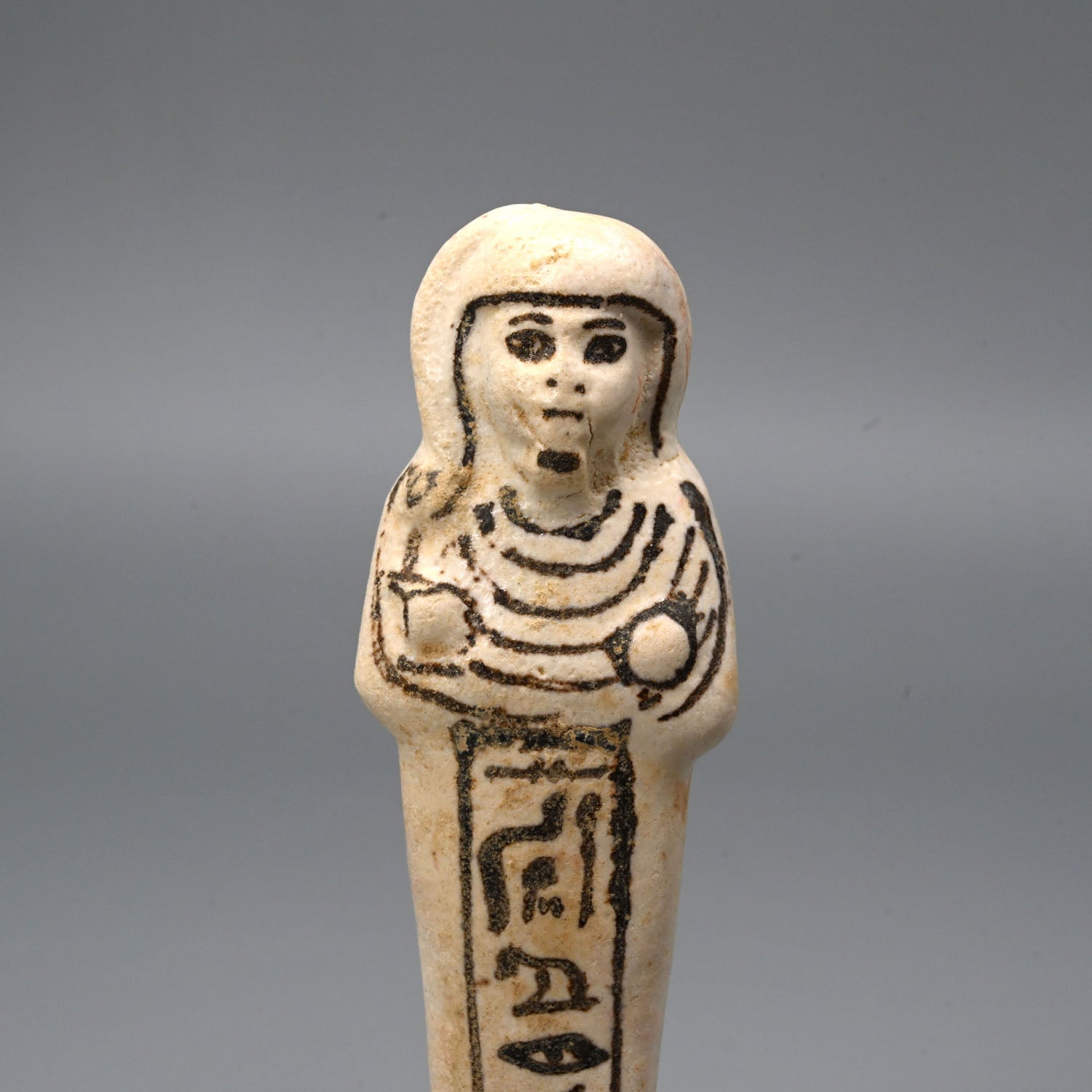 An Egyptian Faience Shabti for the Royal Sem-Priest Hori, 19th Dynasty, ca. 1293 - 1185 BCE