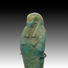 A fine Egyptian Faience Ushabti for Paaboumeh, Late Period, 26th Dynasty, ca. 664 - 525 BCE