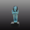 An Egyptian bright blue glazed shabti for Meret-Amun, 21st Dynasty, Thebes, Deir el Bahri Cache II, ca. 990 - 970 BCE