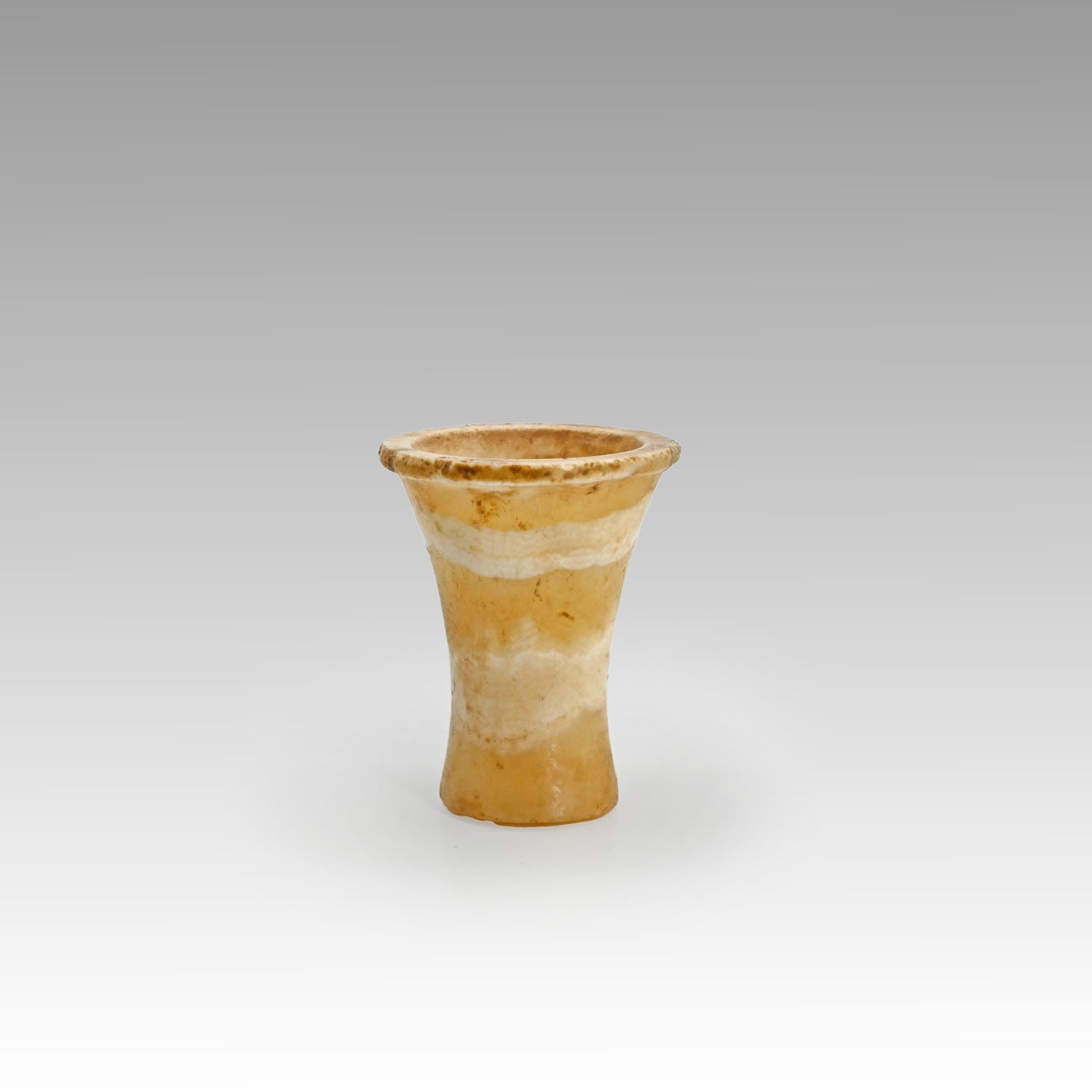 A Published Egyptian Alabaster Cosmetic Jar, New Kingdom, ca. 1550 - 1069 BCE