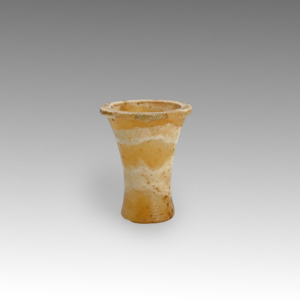 A Published Egyptian Alabaster Cosmetic Jar, New Kingdom, ca. 1550 - 1069 BCE