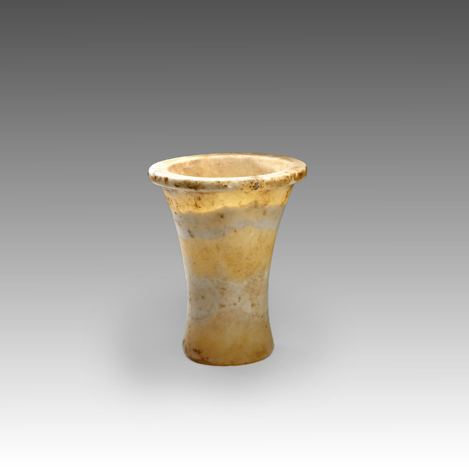 A Published Egyptian Alabaster Cosmetic Jar, New Kingdom, ca. 1550 - 1069 BCE