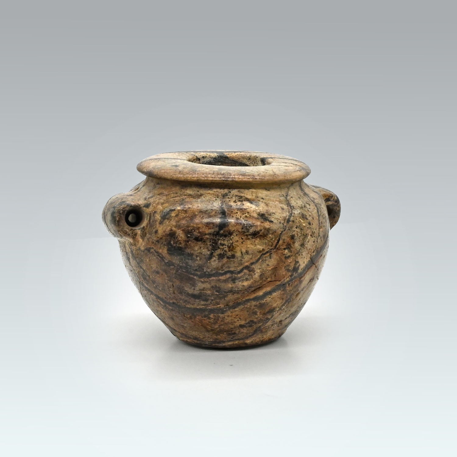 An Egyptian Pre-Dynastic Granite Vessel, Pre Dynastic - Pro Dynastic Period, ca. 3200 - 2800 BCE