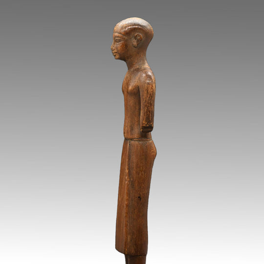 A Fine Egyptian Wooden Standing Dignitary Figure, Middle Kingdom, 11th - 12th Dynasty, ca. 2030 - 1802 BCE