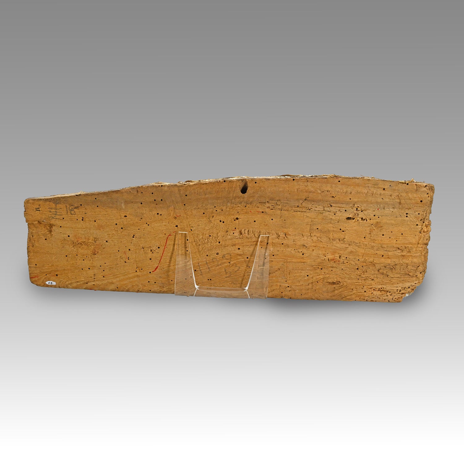 An Egyptian Wood Fragment from a Sarcophagus, Ptolemaic Period, ca. 332 - 30 BCE