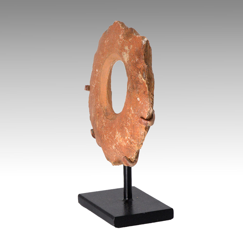 An Egyptian Pre-Dynastic Flint Mace Head, Pre-Dynastic Period, ca. 4th millennium BCE