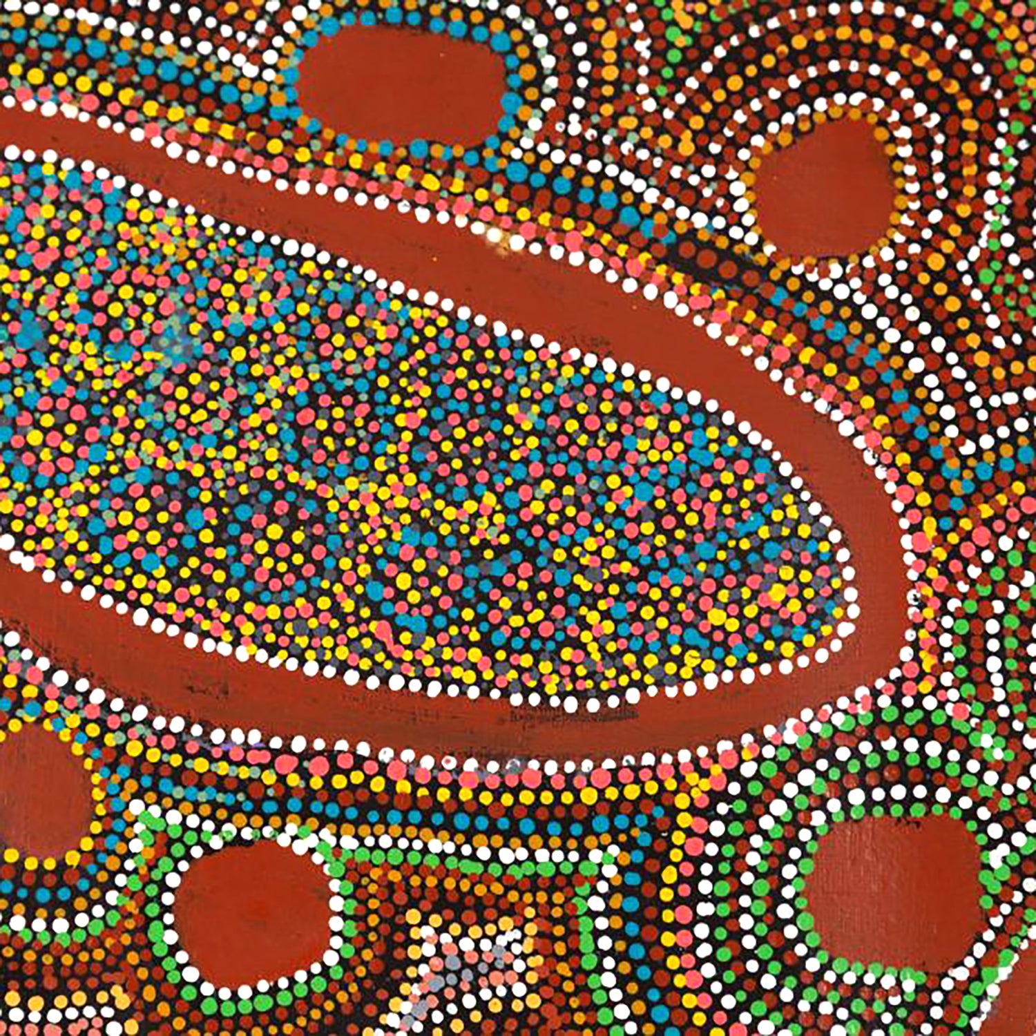 Ngapa (Water) Dreaming, 1995, Polly Watson Napangardi (geb. 1930)