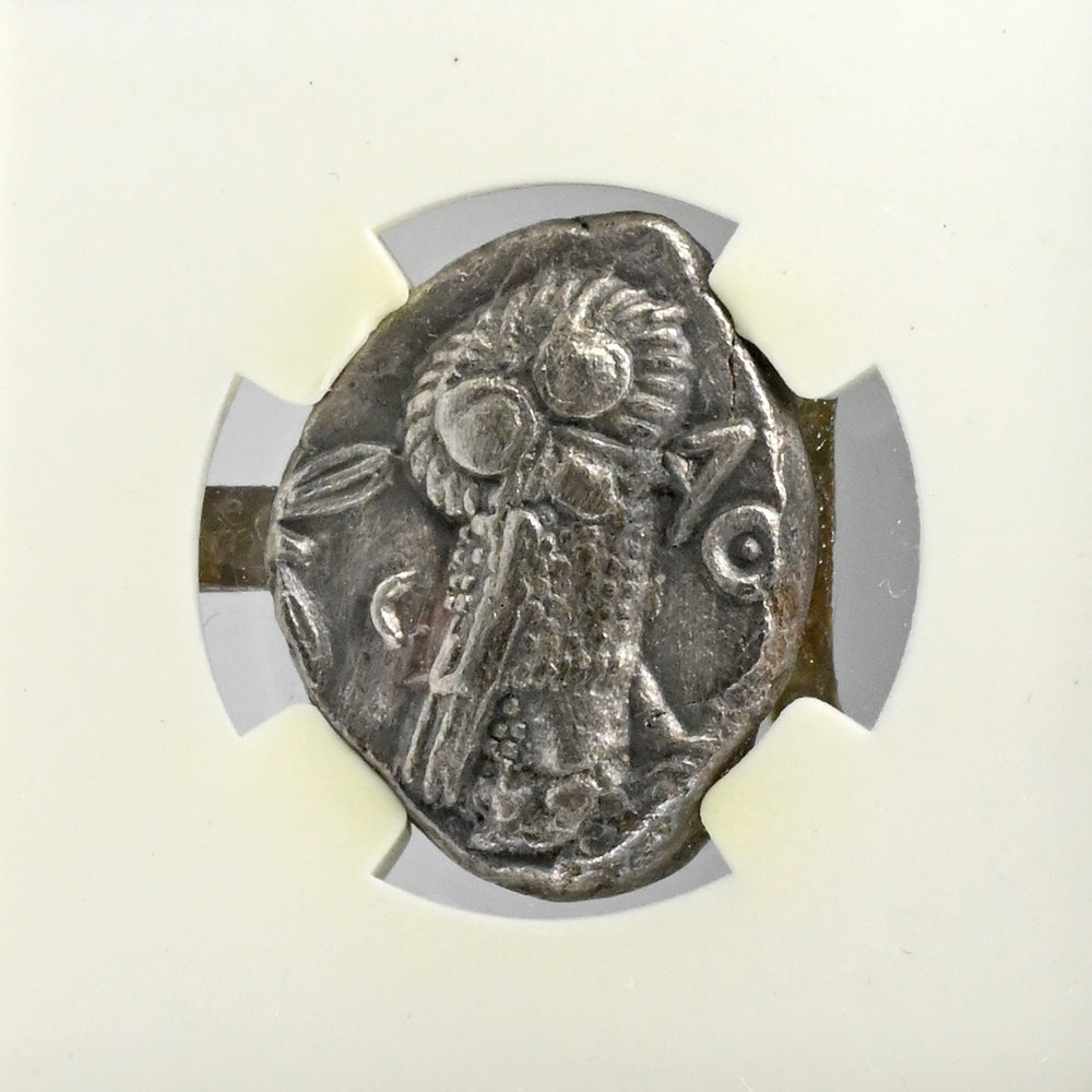 A Greek Silver Tetradrachm of Athens, ca. 393 - 294 BCE