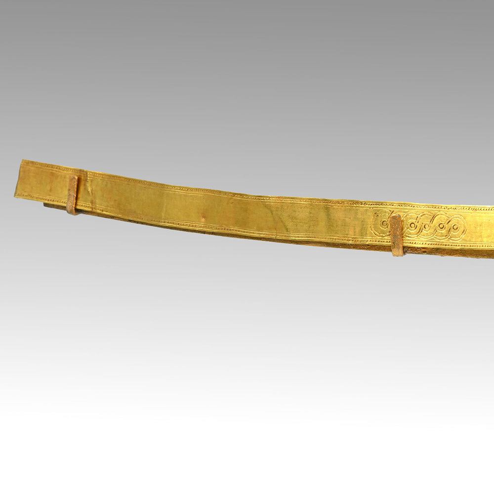 A Greek Gold Ribbon Diadem, Hellenistic Period, ca. 2nd - 1st century BCE