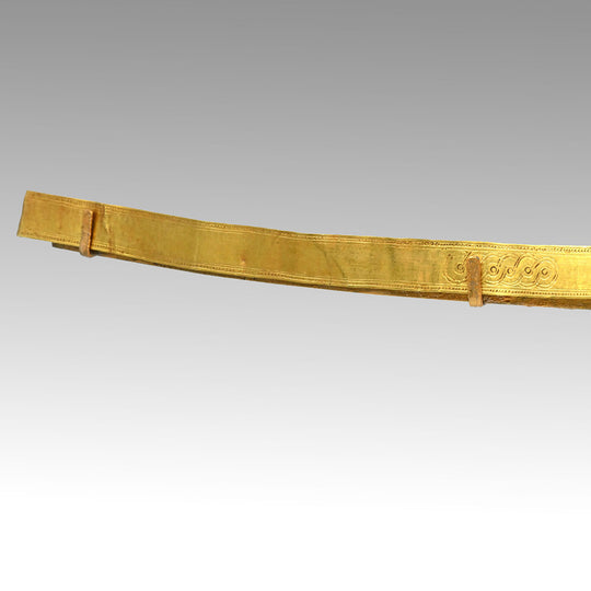 A Greek Gold Ribbon Diadem, Hellenistic Period, ca. 2nd - 1st century BCE