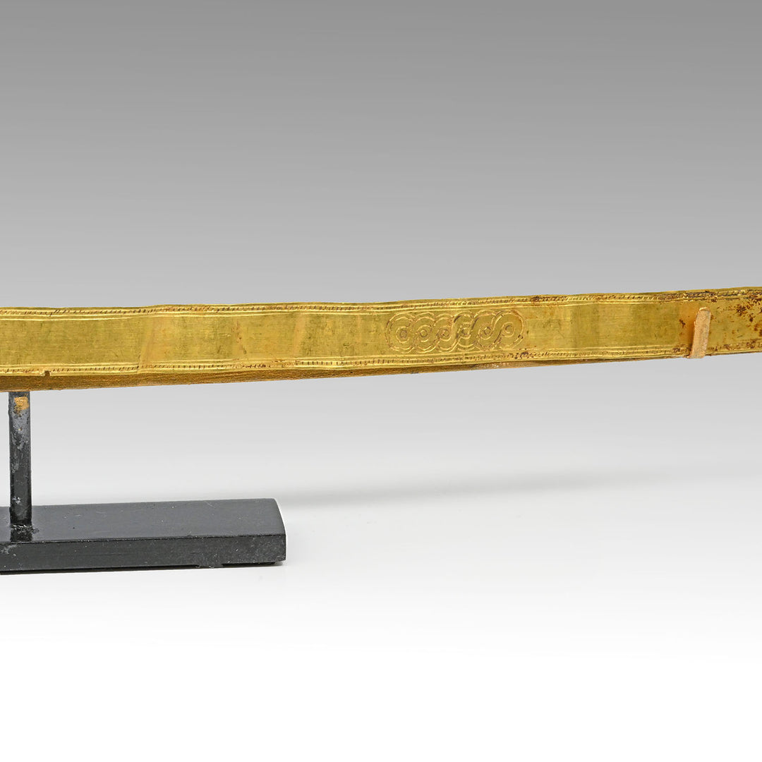 A Greek Gold Ribbon Diadem, Hellenistic Period, ca. 2nd - 1st century BCE