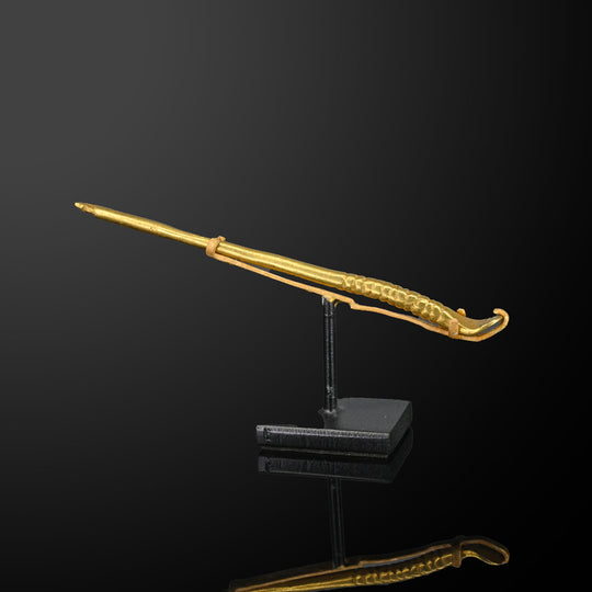 Eine seltene medizinische Gold-Cyathiscomele aus römischer Zeit, spätrömisch-byzantinische Zeit, ca. 3. – 8. Jahrhundert n. Chr