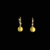 A pair of Greek gold ball beads set as Earrings, Hellenistic Period, ca. 3rd - 1st century BCE