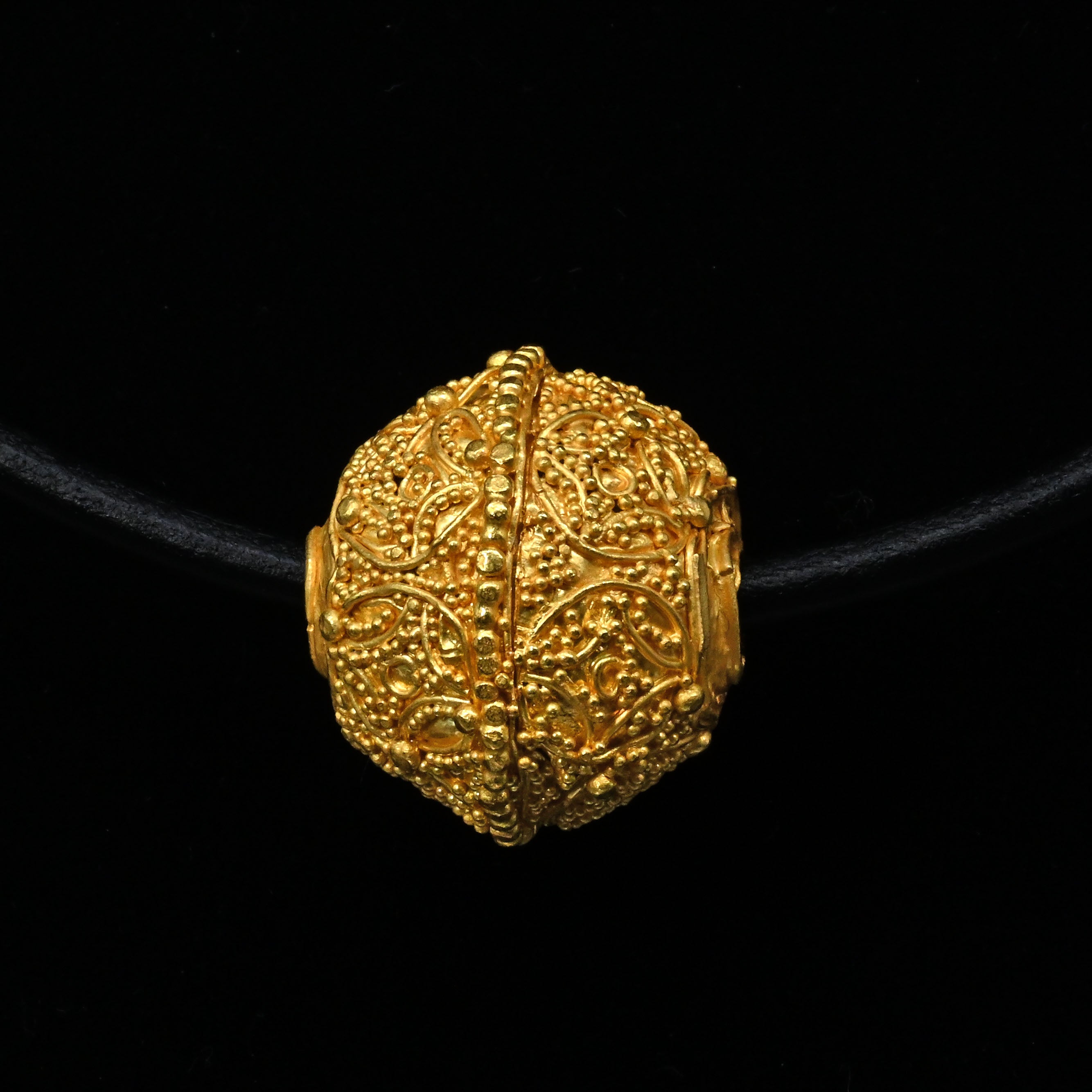 A Greek Gold Filigree Bead, Hellenistic Period, ca. 3rd - 1st century BCE