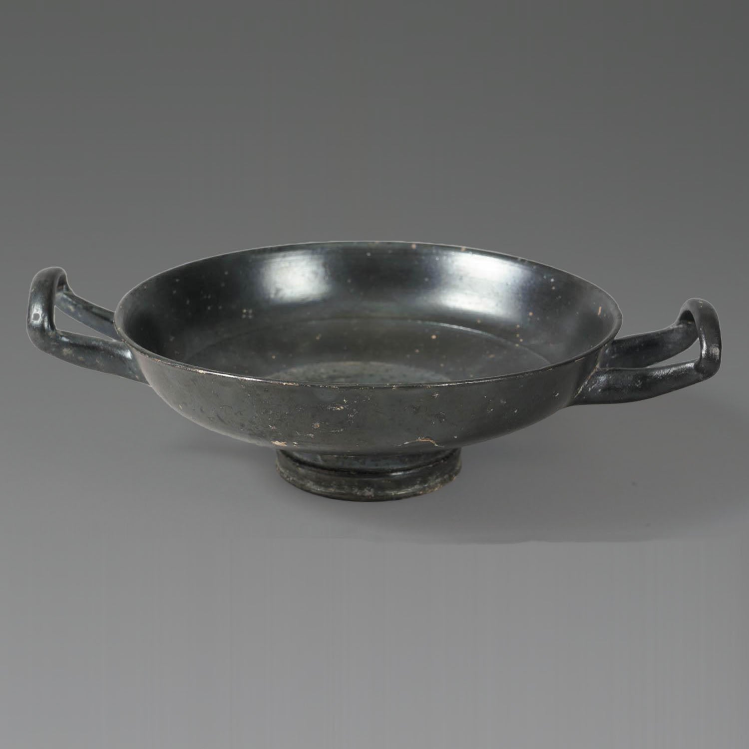 An Apulian Black-Glazed Kylix, ca. 4th - 3rd century BCE