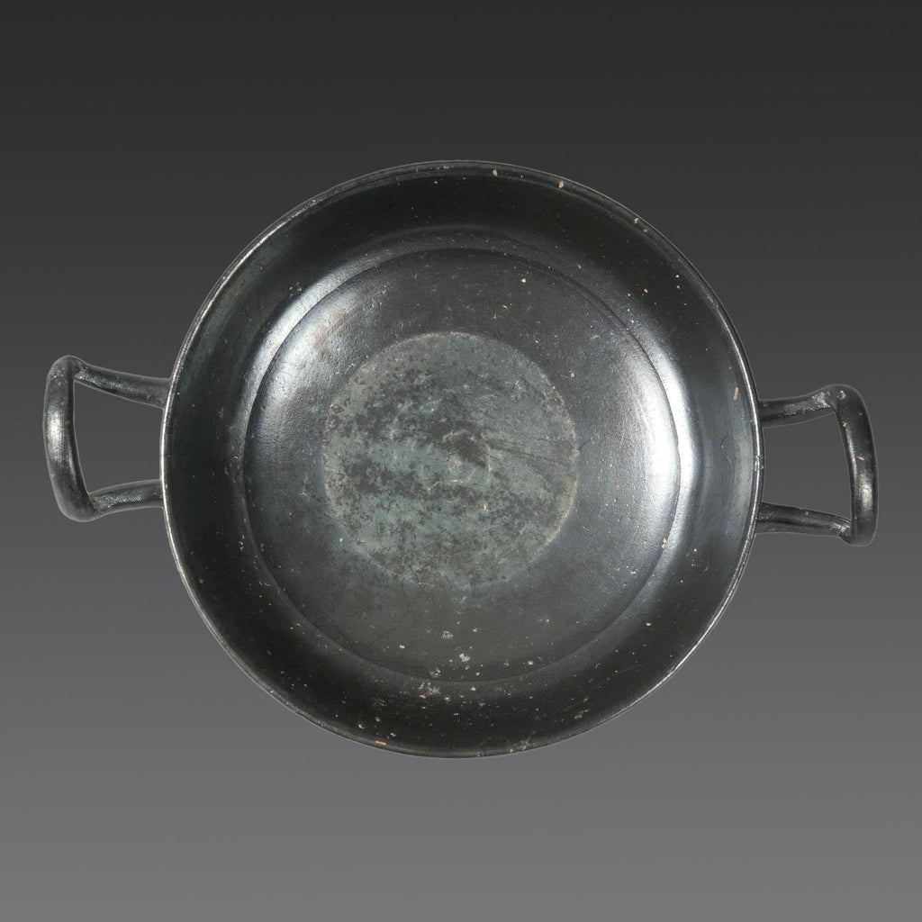 An Apulian Black-Glazed Kylix, ca. 4th - 3rd century BCE