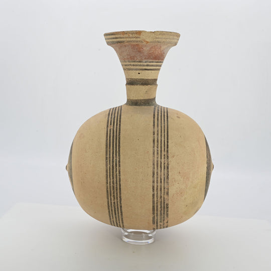 A Cypriot Bichrome ware Barrel Jug, Cypro - Geometric III, ca. 850 - 750 BCE