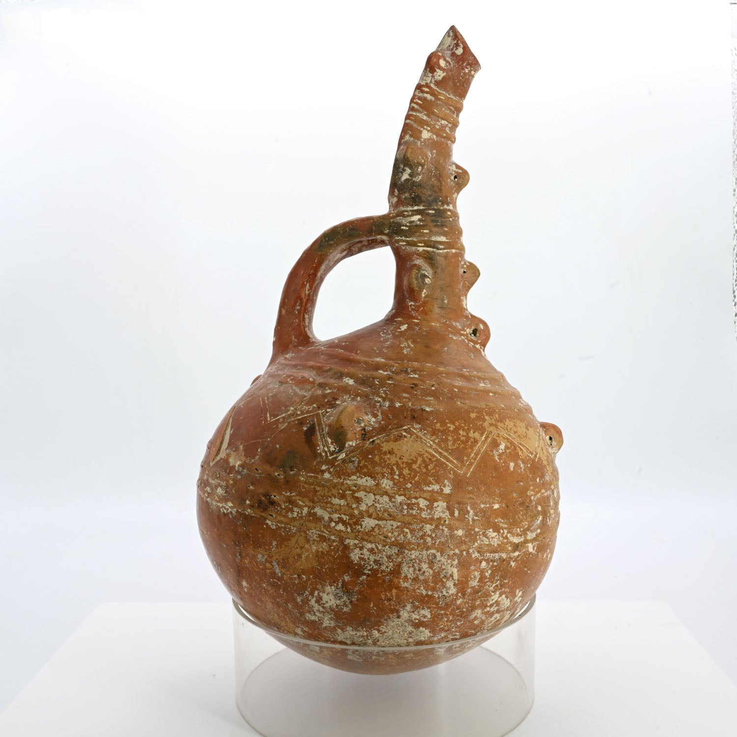 A Large Cypriot Red Polished Ware Jug with Beaked Spout, Middle Bronze Age, ca. 1900 - 1600 BCE