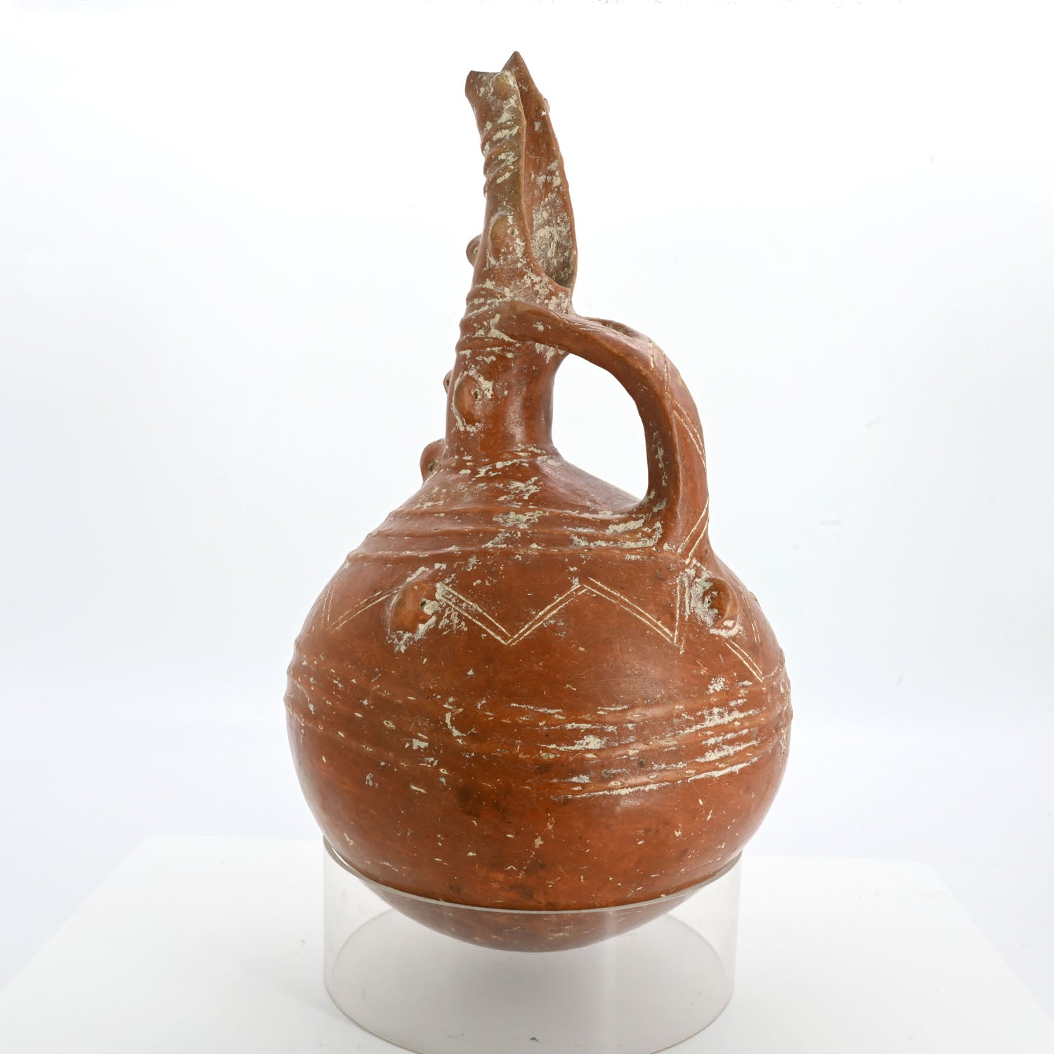 A Large Cypriot Red Polished Ware Jug with Beaked Spout, Middle Bronze Age, ca. 1900 - 1600 BCE
