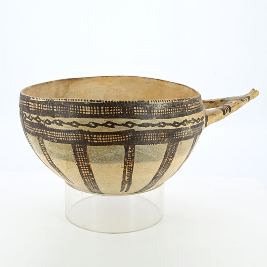 A large Cypriot White Slip Ware Milk Bowl, Late Bronze Age, ca. 1450 - 1250 BCE