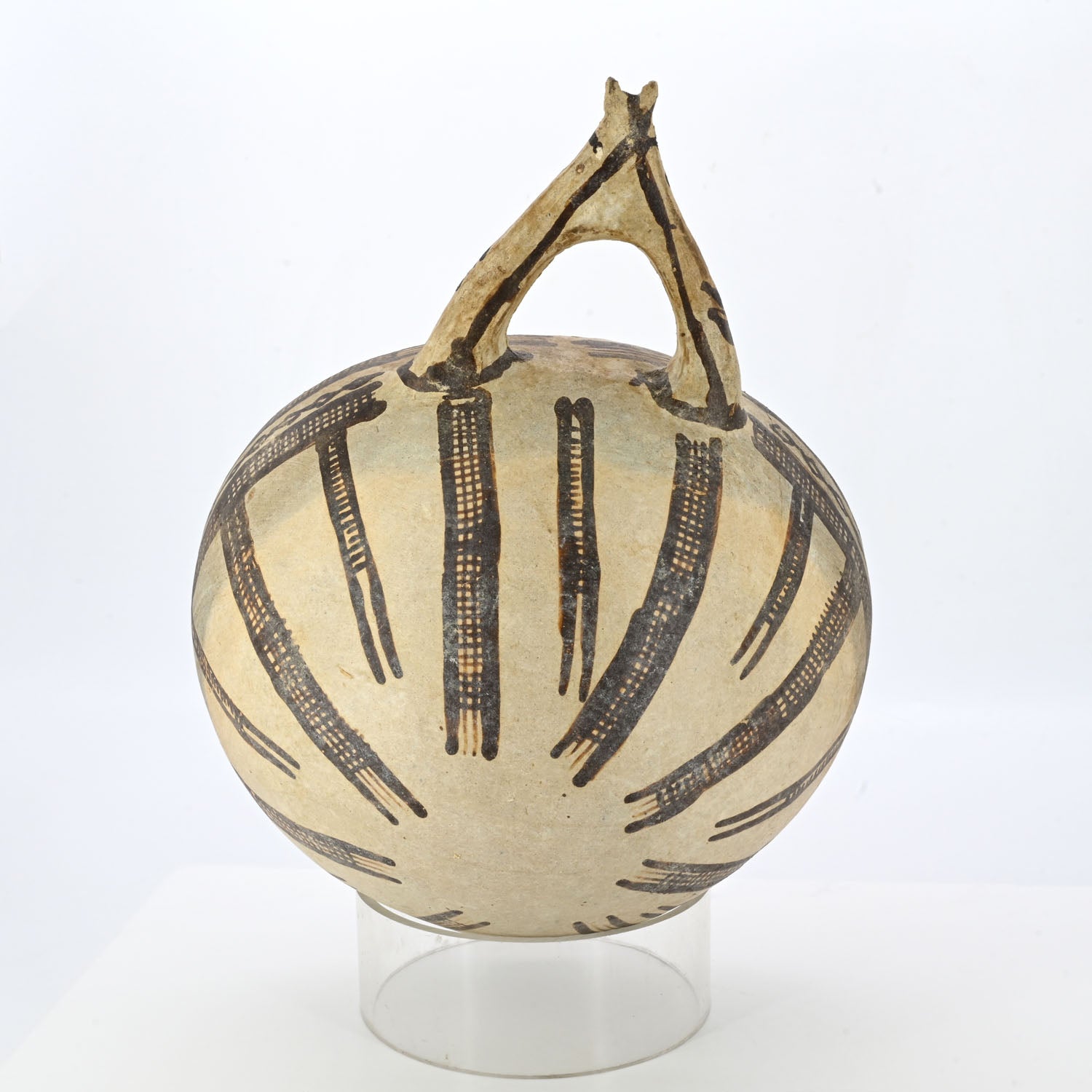 A large Cypriot White Slip Ware Milk Bowl, Late Bronze Age, ca. 1450 - 1250 BCE