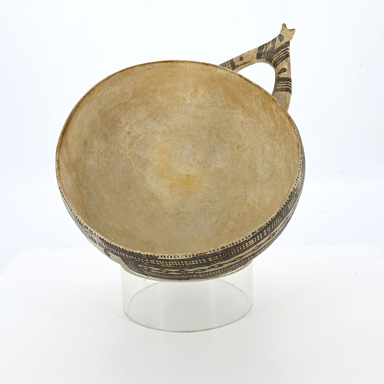 A large Cypriot White Slip Ware Milk Bowl, Late Bronze Age, ca. 1450 - 1250 BCE