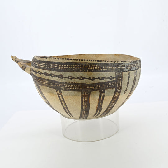 A large Cypriot White Slip Ware Milk Bowl, Late Bronze Age, ca. 1450 - 1250 BCE