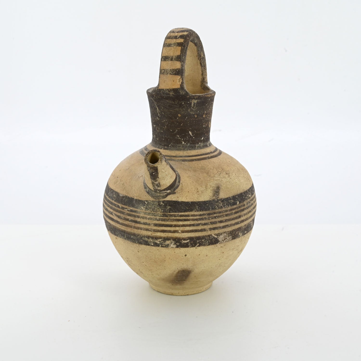 A Cypriot Bichrome Ware Baby Feeder, Cypro-Geometric II–III  , ca. 950 - 750 BCE