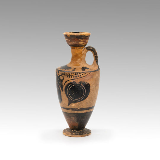 An Attic Black Figure Eye Lekythos, Classical Period, ca. 6th century BCE