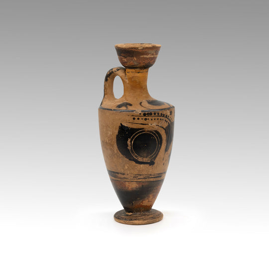 An Attic Black Figure Eye Lekythos, Classical Period, ca. 6th century BCE