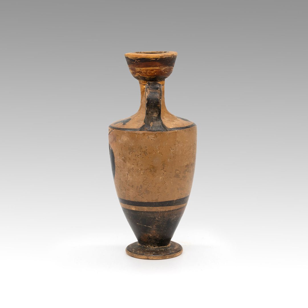 An Attic Black Figure Eye Lekythos, Classical Period, ca. 6th century BCE