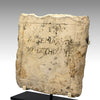 A Roman Limestone Commemorative Stele for Chreste, Roman Imperial Period, ca. 1st - 2nd century CE