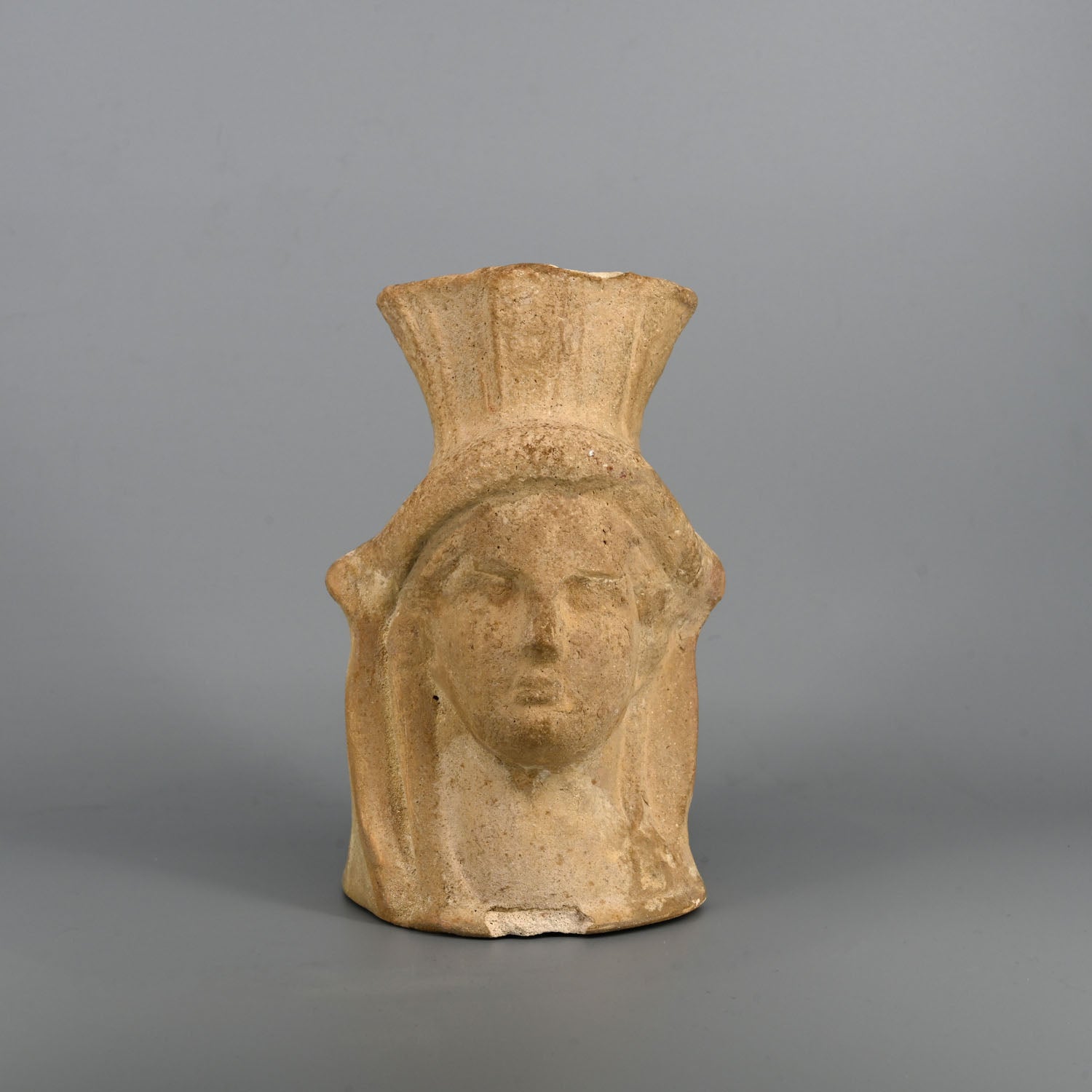 An Apulian Terracotta Protome, Southern Italy, ca. 4th century BCE