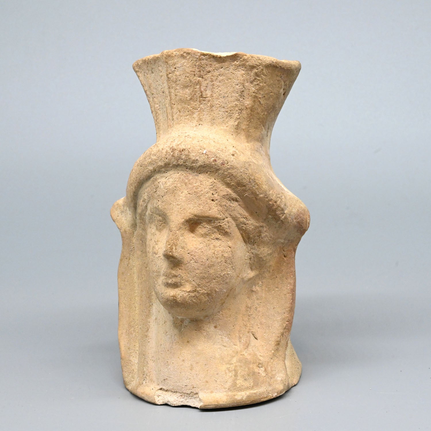 An Apulian Terracotta Protome, Southern Italy, ca. 4th century BCE