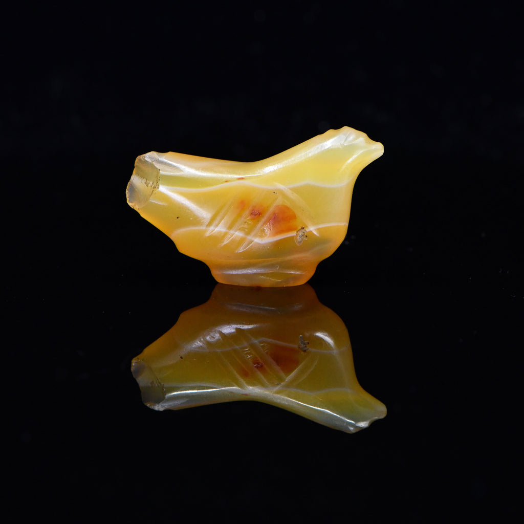 A Mesopotamian Agate Amulet of a Bird, Middle Bronze Age, ca. 2000 BCE