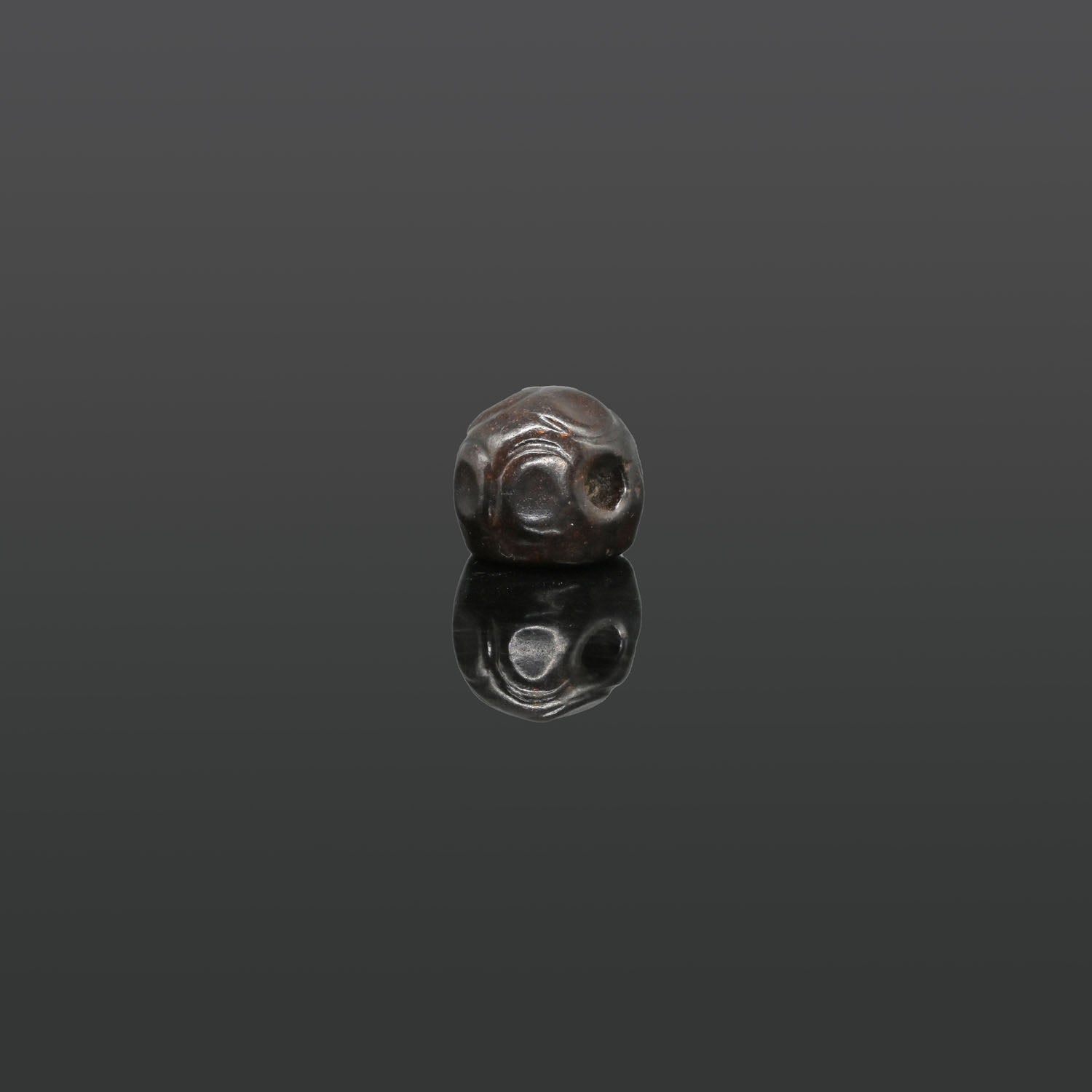 A Sasanian Hematite Dome Seal, ca. 3rd - 7th century CE
