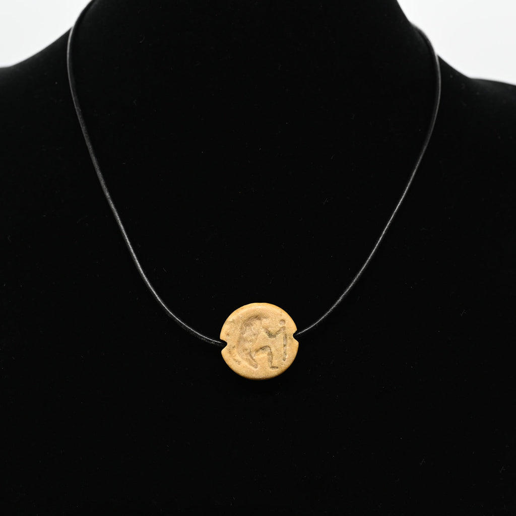 A Sumerian Marble Stamp Seal, Jemdet Nasr Period, ca. 3100 - 2700 BCE