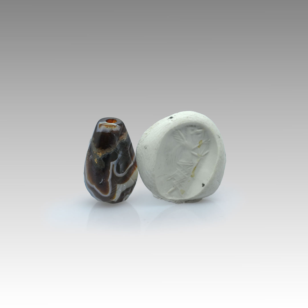 A Neo-Assyrian Agate Duck Seal, Neo-Assyrian Empire, ca. 9th-7th century BCE