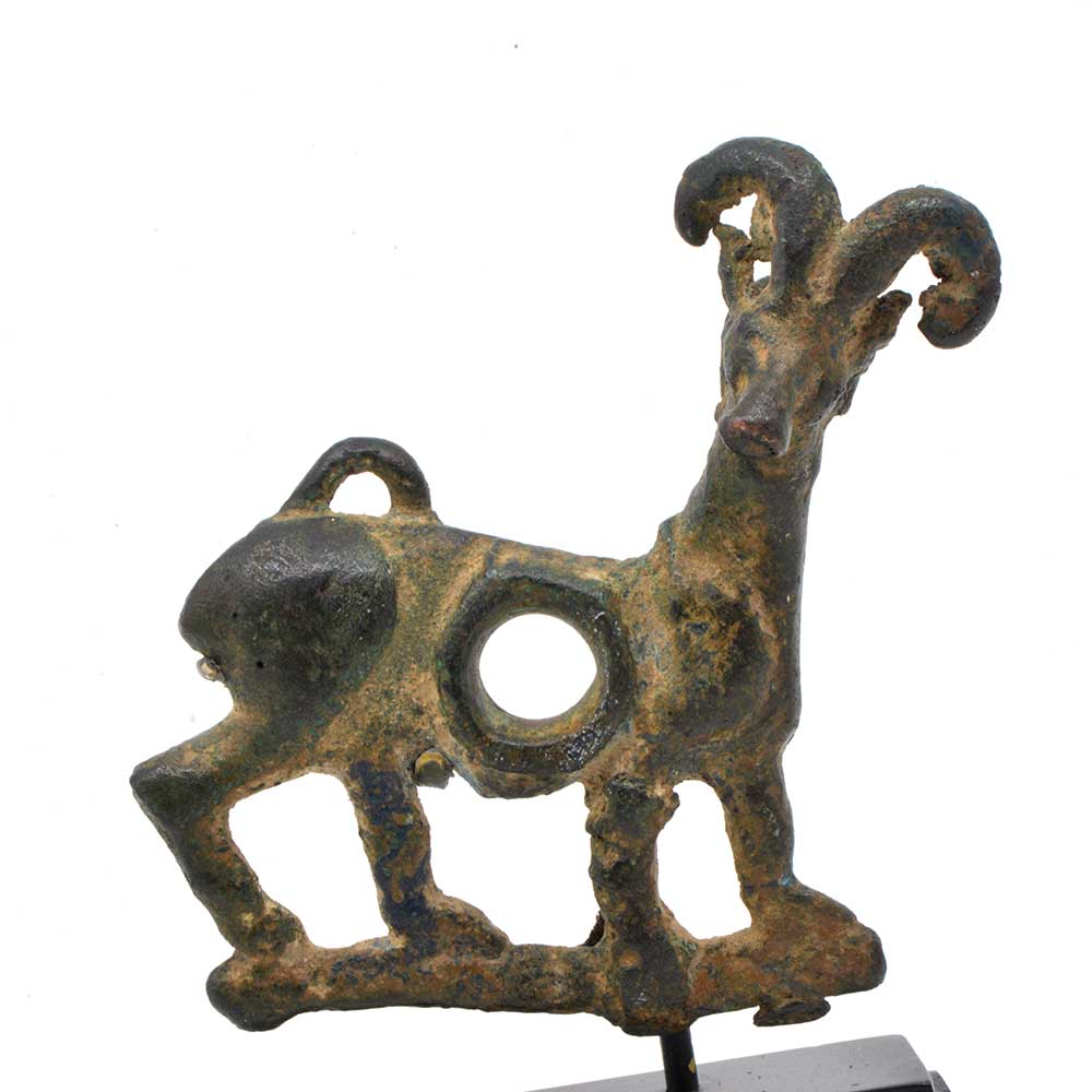 A Luristan Bronze Cheek Piece, ca mid 8th century BCE - Sands of Time Ancient Art
