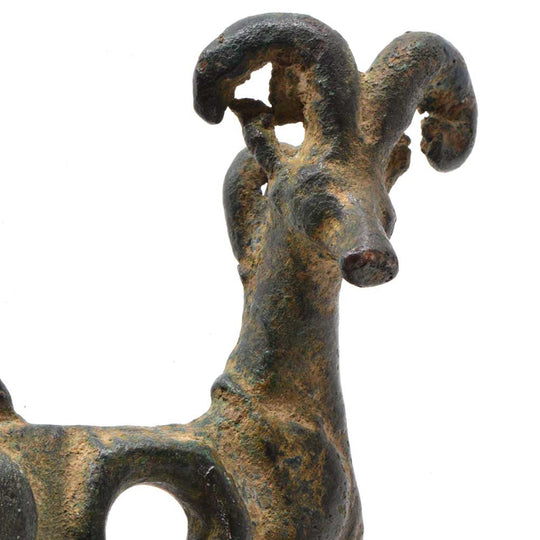 A Luristan Bronze Cheek Piece, ca mid 8th century BCE - Sands of Time Ancient Art