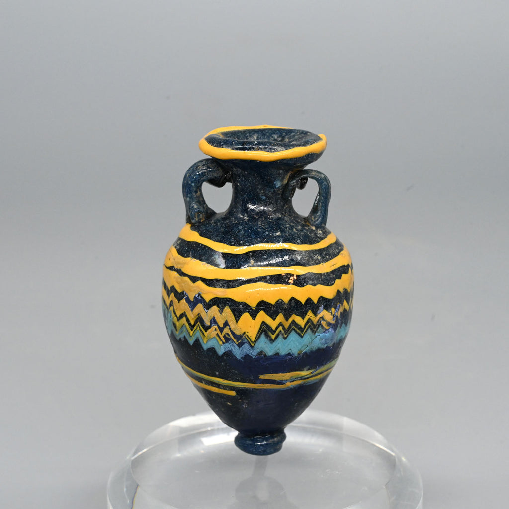A Phoenician Core-Formed Glass Amphoriskos, ca. 6th - 5th century BCE
