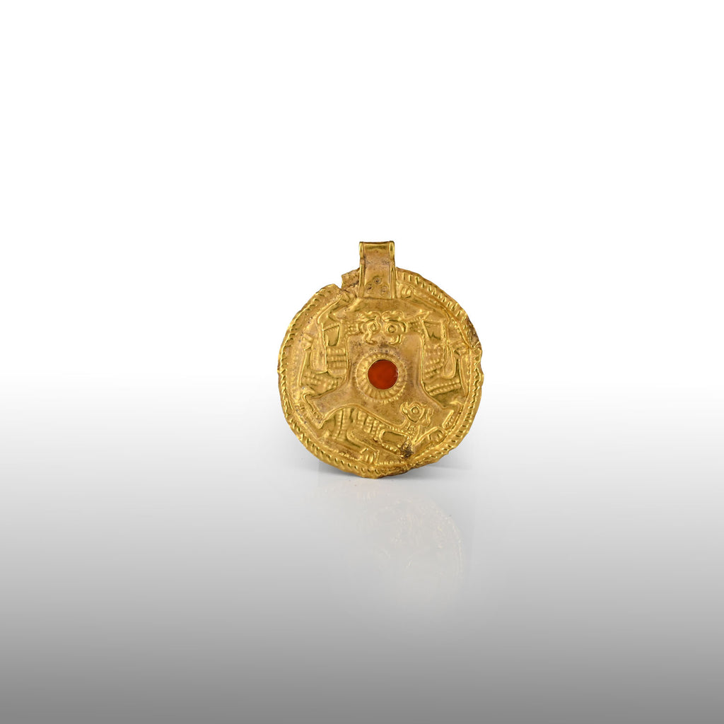 An Achaemenid Gold Repoussé Plaque, Achaemenid Period, ca. 500 - 330 BCE