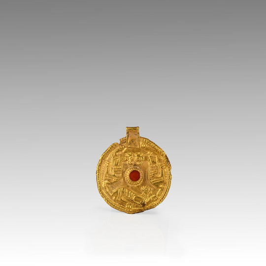 An Achaemenid Gold Repoussé Plaque, Achaemenid Period, ca. 500 - 330 BCE