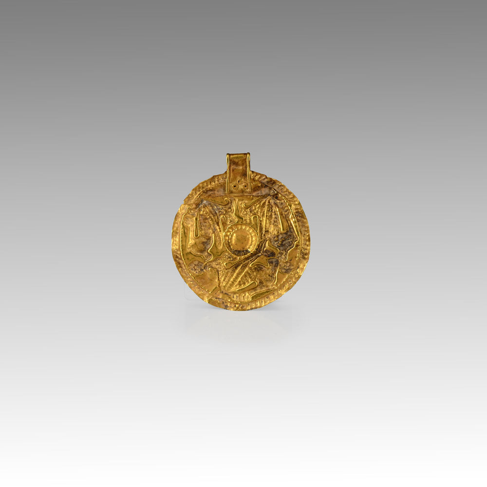 Eine achämenidische Goldreliefplakette, Achämenidenzeit, ca. 500 – 330 v. Chr.