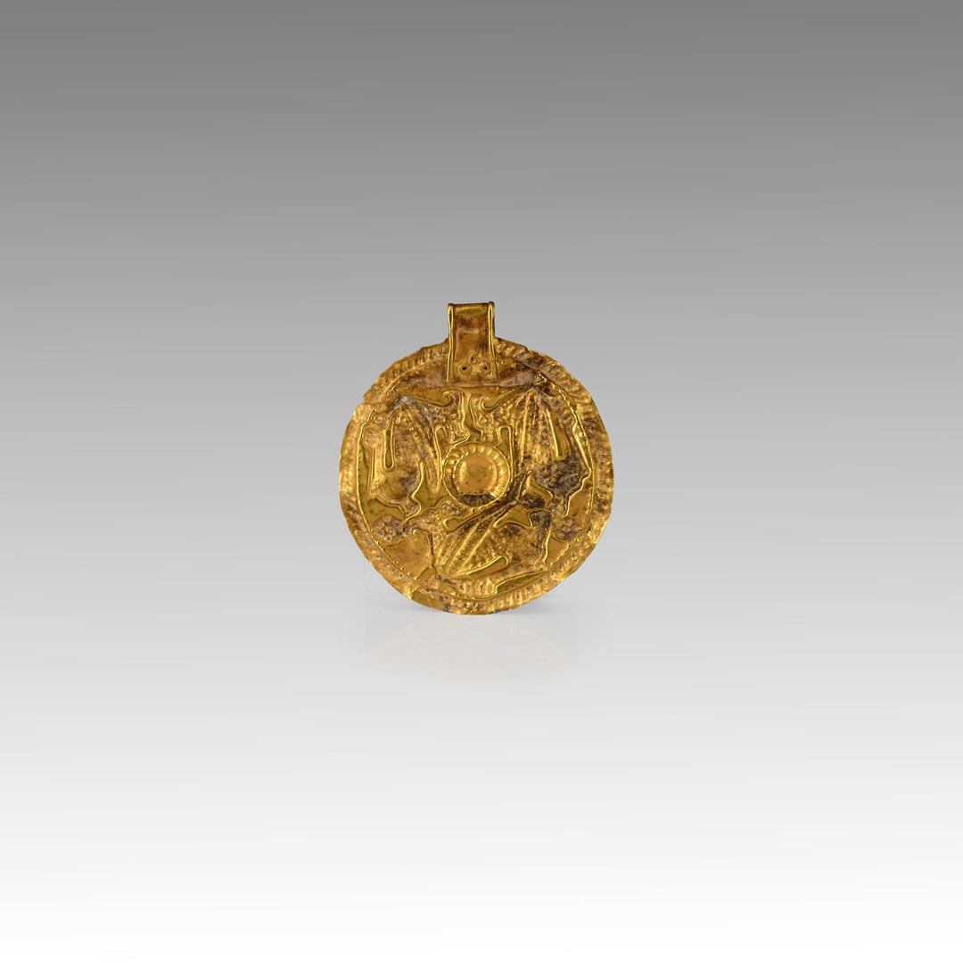 An Achaemenid Gold Repoussé Plaque, Achaemenid Period, ca. 500 - 330 BCE