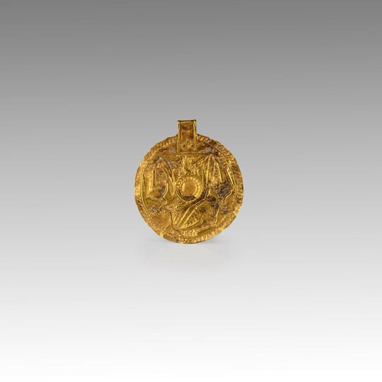 An Achaemenid Gold Repoussé Plaque, Achaemenid Period, ca. 500 - 330 BCE